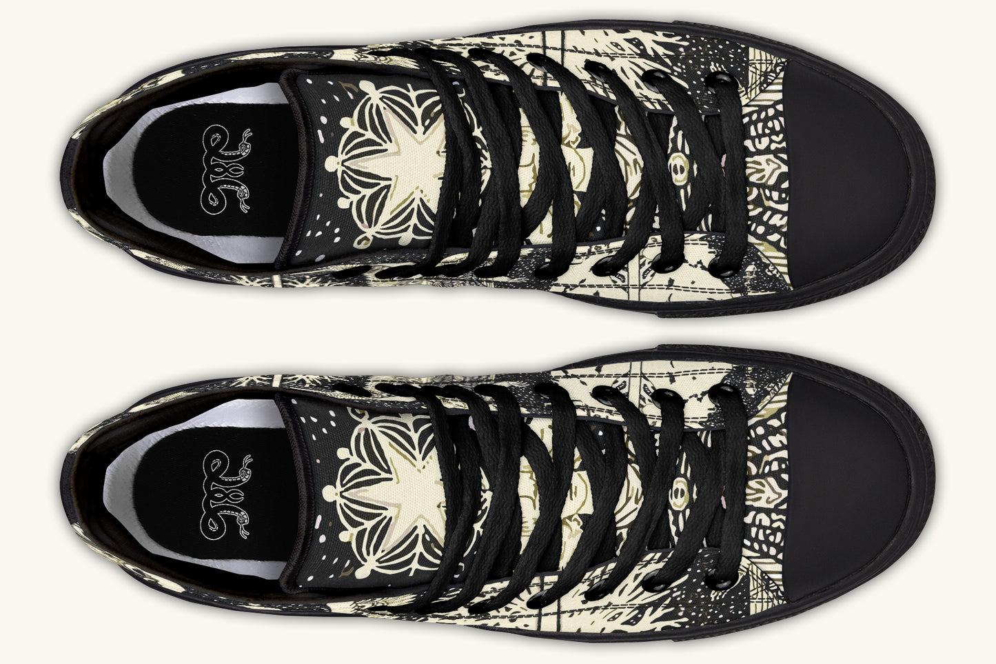 Call Upon the Star Cream Hightops - Jaded Lament