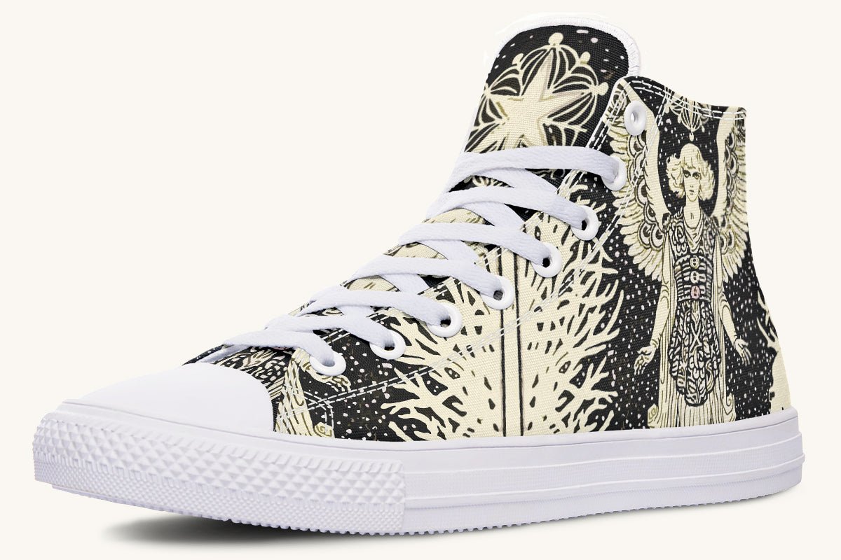 Call Upon the Star Cream Hightops - Jaded Lament