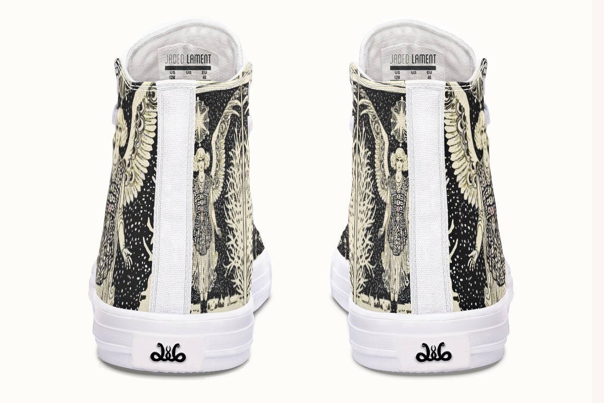 Call Upon the Star Cream Hightops - Jaded Lament