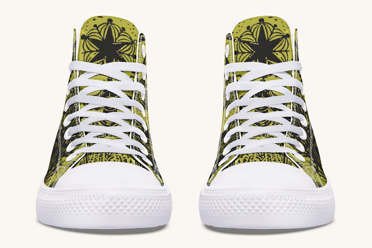 Call Upon the Star Gold Black Hightops - Jaded Lament
