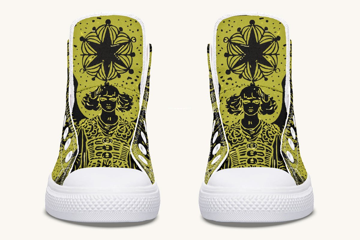 Call Upon the Star Gold Black Hightops - Jaded Lament