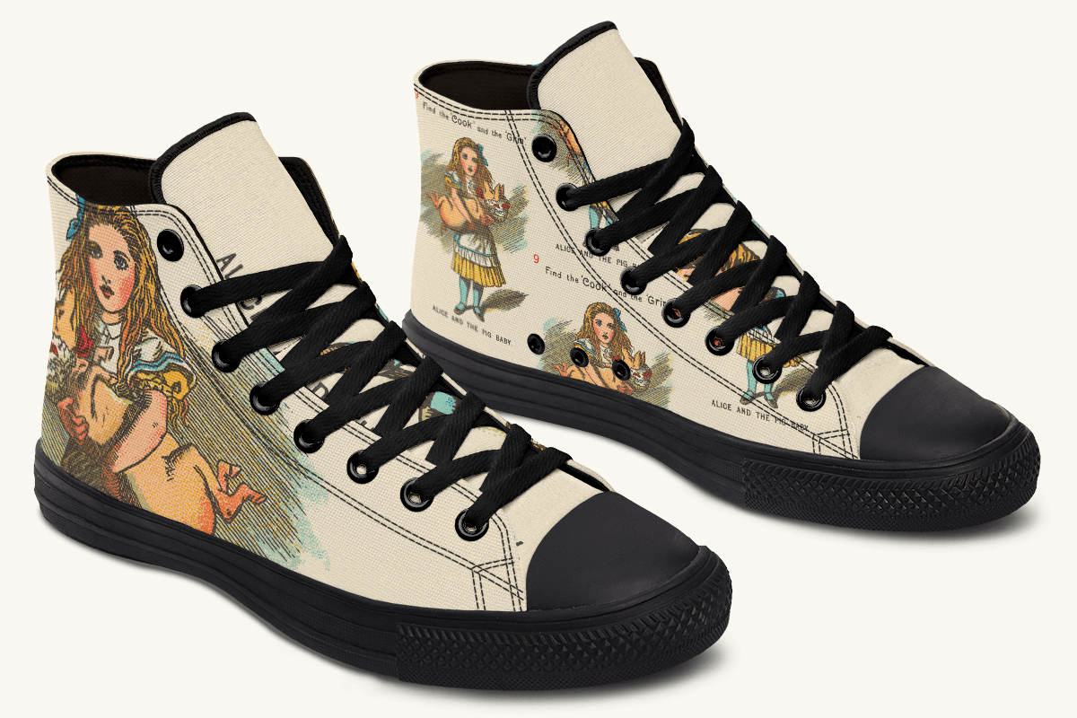 Cradle The Pig Alice in Wonderland Hightops - Jaded Lament