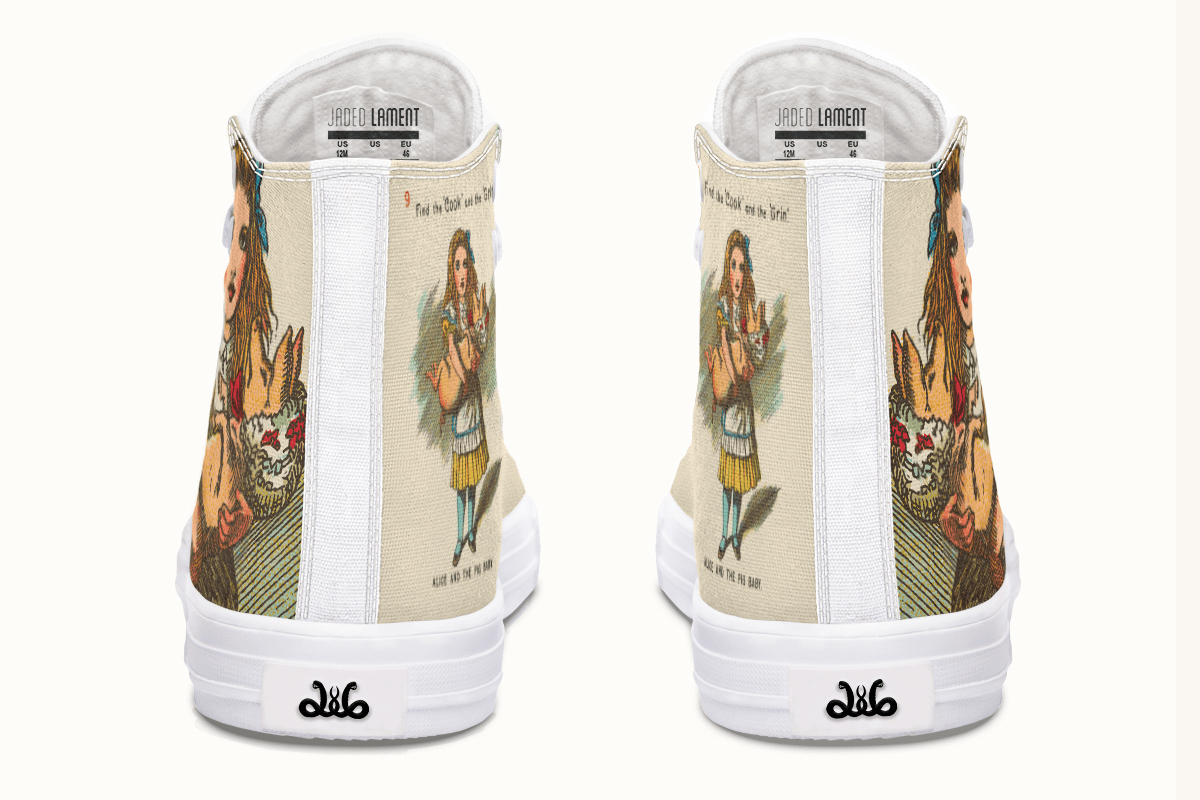 Cradle The Pig Alice in Wonderland Hightops - Jaded Lament