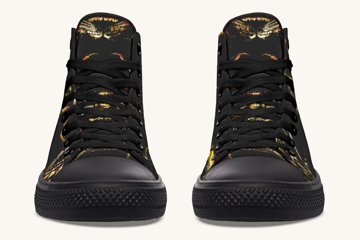 Crawl The Sea of Stars Black Hightops - Jaded Lament