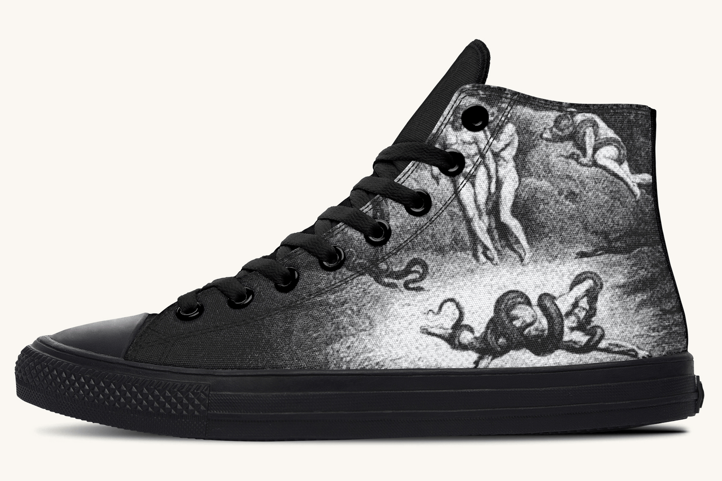 Taken and Twisted Hightops - Jaded Lament