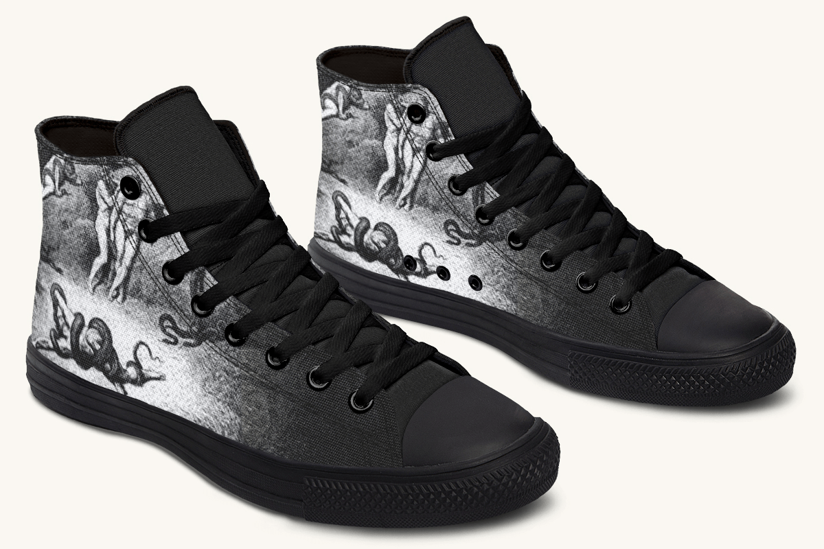 Taken and Twisted Hightops - Jaded Lament