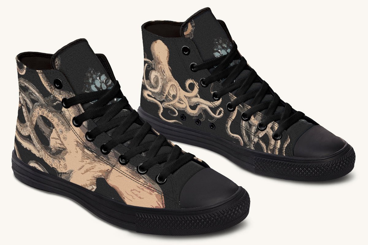 Kraken Unleashed Black Hightops - Jaded Lament
