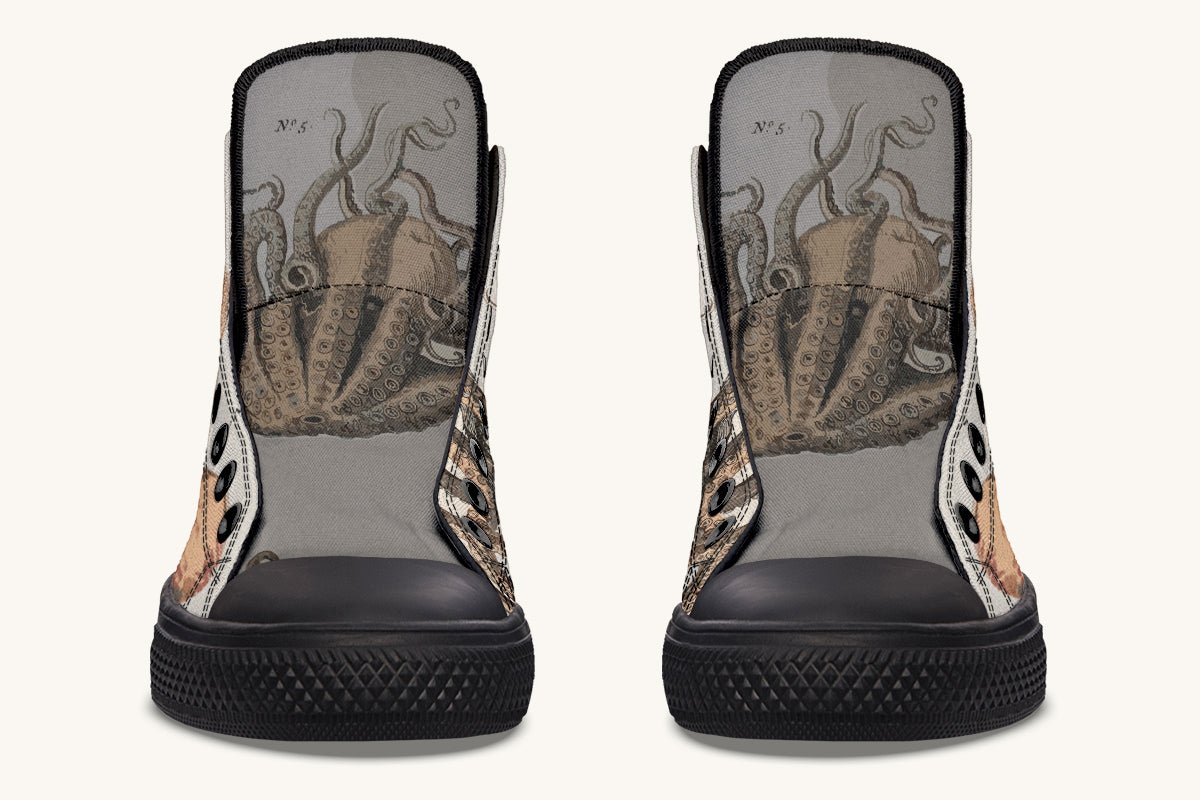 Kraken Unleashed Light Brown Hightops - Jaded Lament