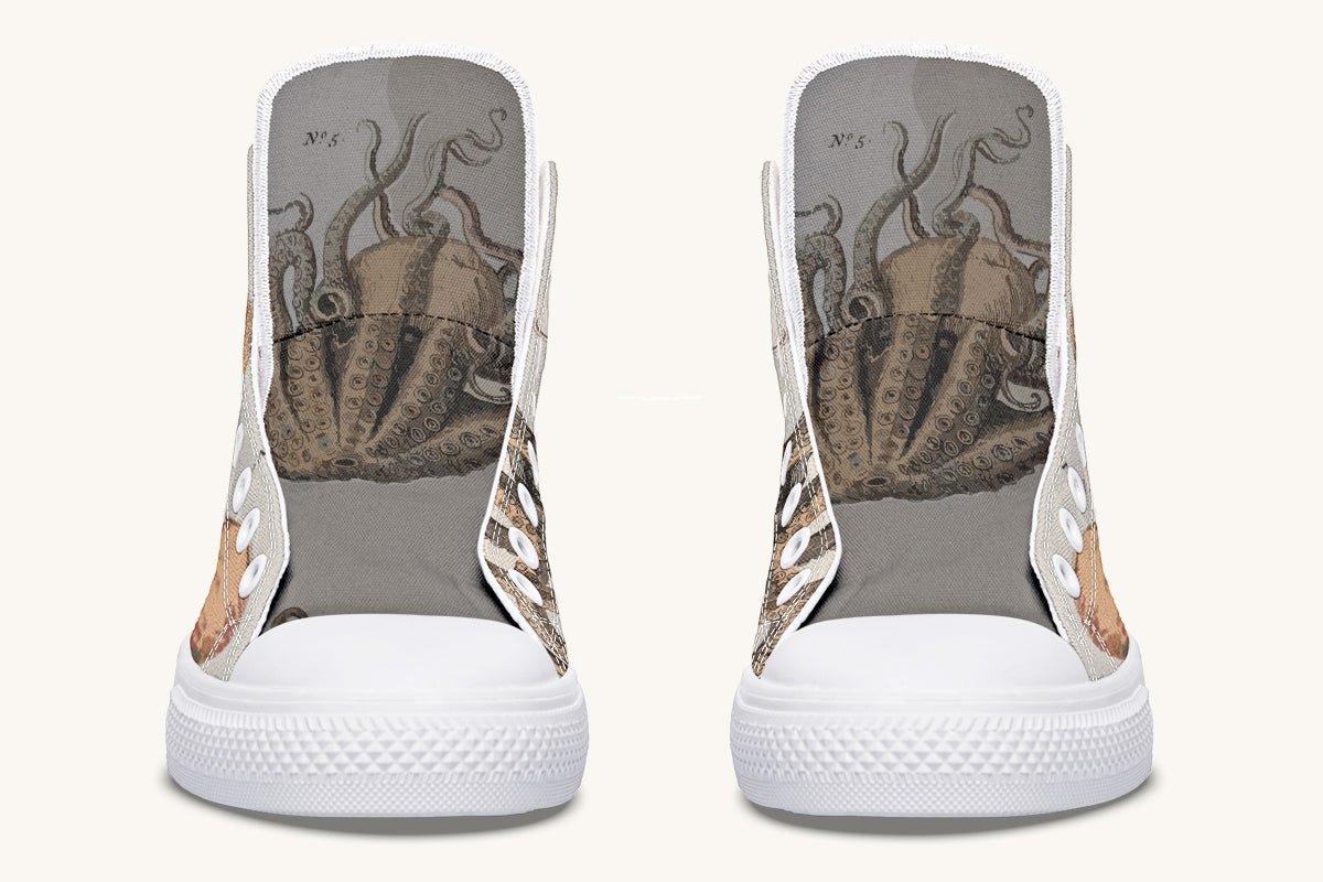 Kraken Unleashed Light Brown Hightops - Jaded Lament