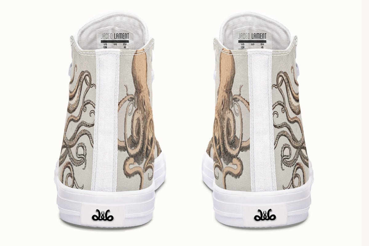 Kraken Unleashed Light Brown Hightops - Jaded Lament