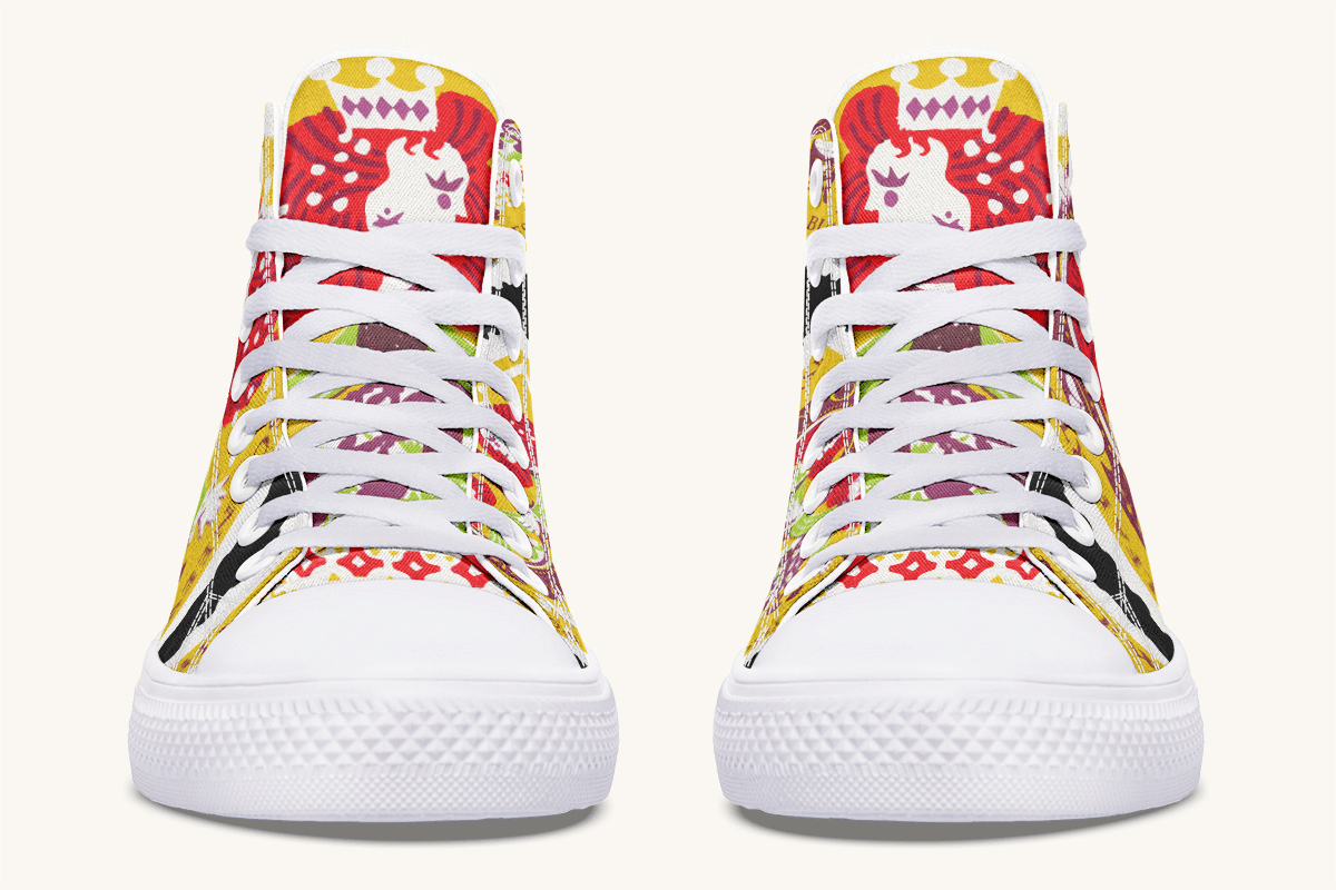 Mirrored Kingdom Hightops - Jaded Lament