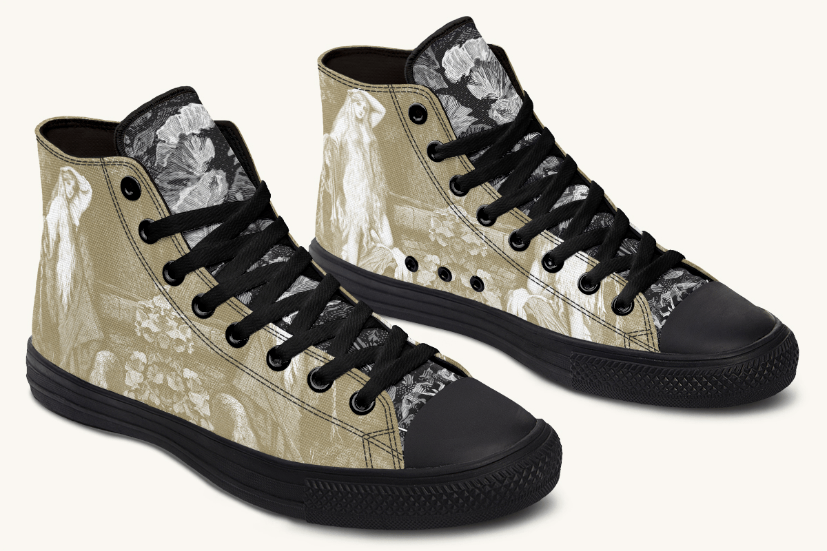 She Watched the Bones Sink Hightops - Jaded Lament