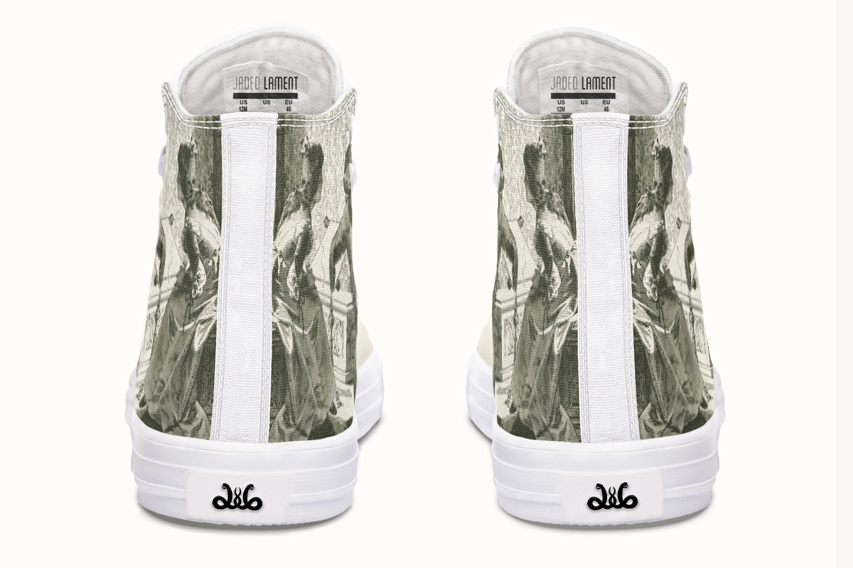 The Bear Shall Be Thy Choice (Cream) Hightops - Jaded Lament