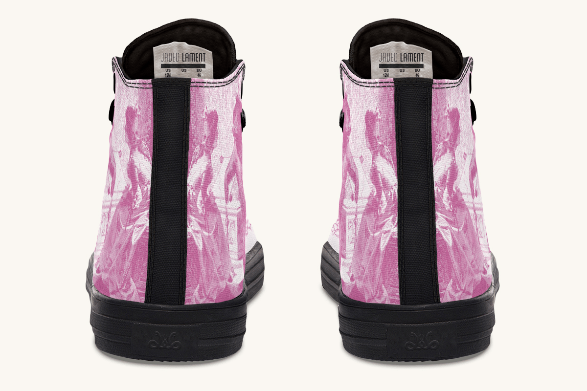 The Bear Shall Be Thy Choice (Pink) Hightops - Jaded Lament