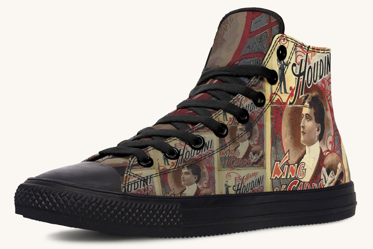 The King of Cards Harry Houdini Hightops