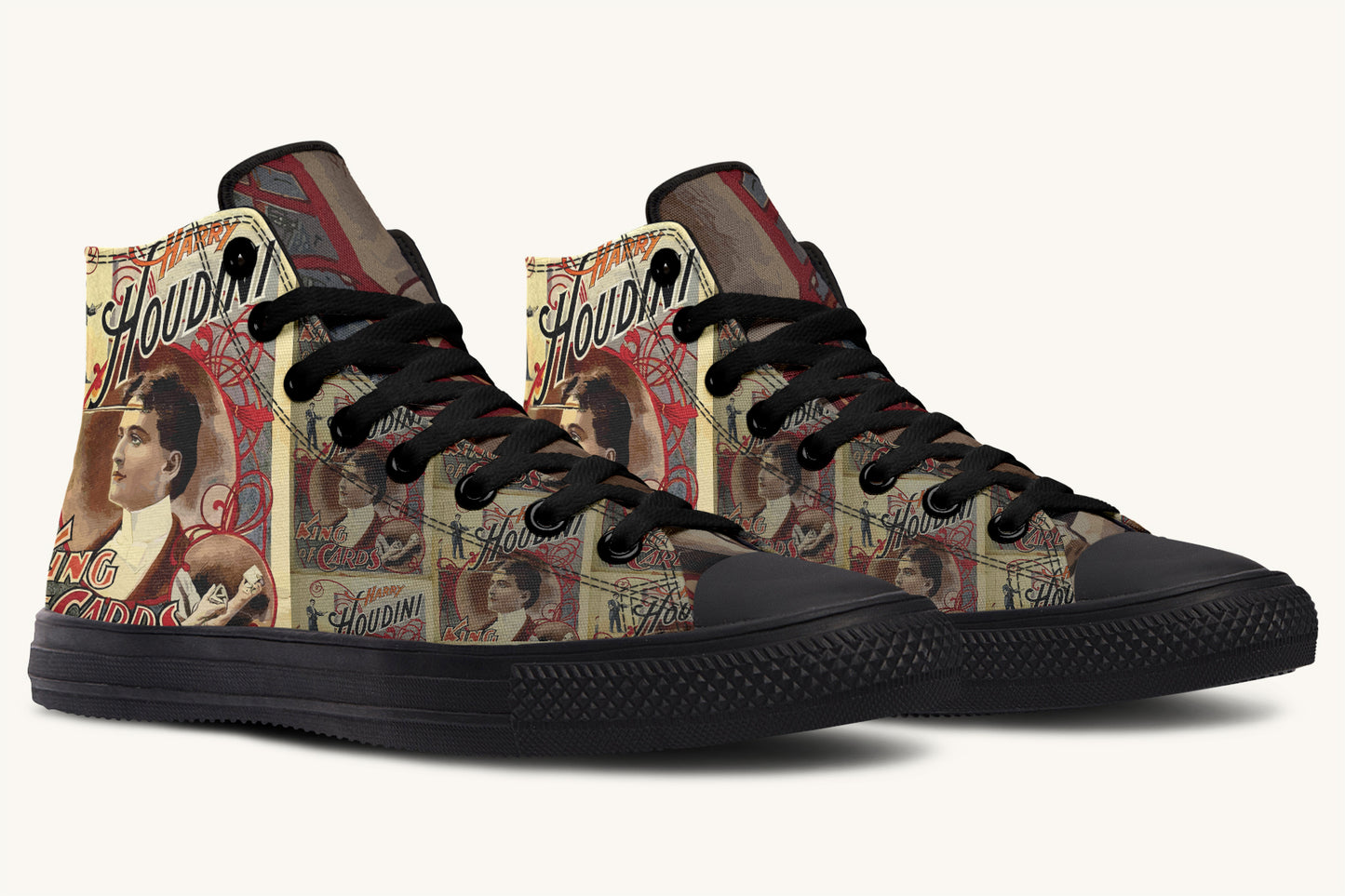 The King of Cards Harry Houdini Hightops