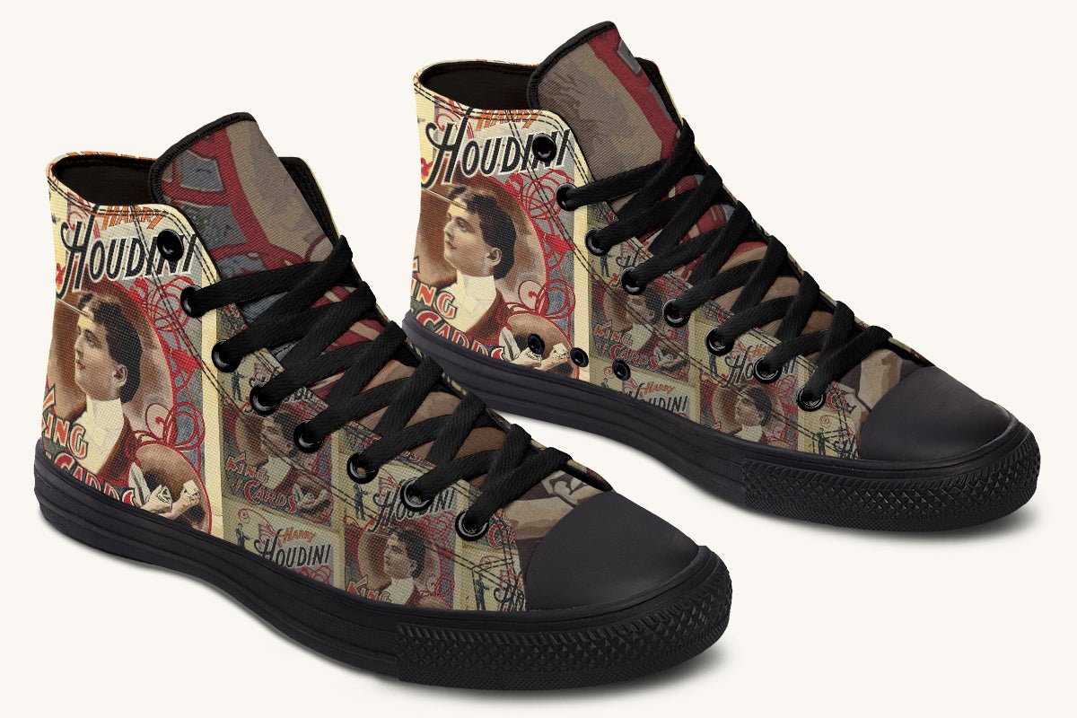 The King of Cards Harry Houdini Hightops - Jaded Lament