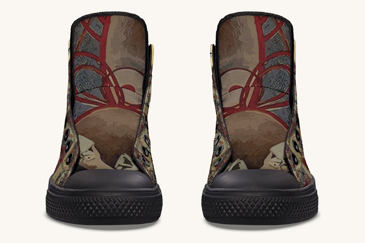 The King of Cards Harry Houdini Hightops - Jaded Lament