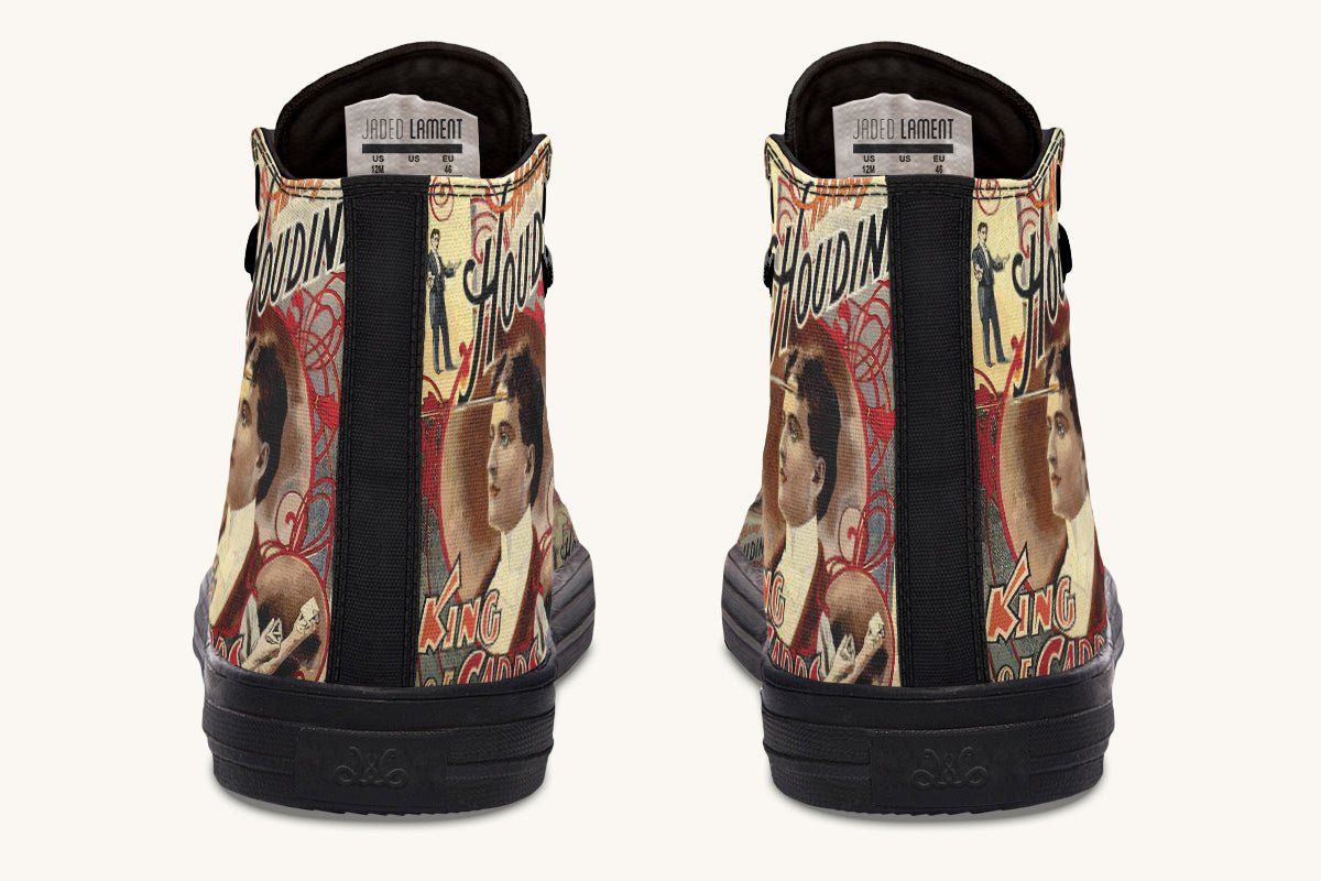 The King of Cards Harry Houdini Hightops - Jaded Lament
