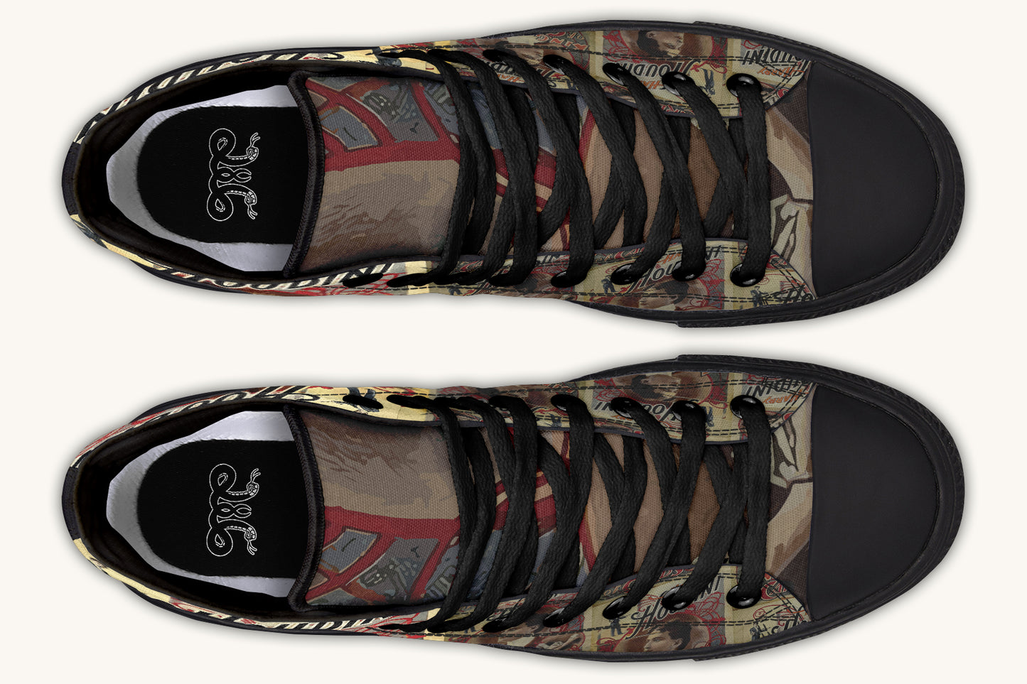The King of Cards Harry Houdini Hightops