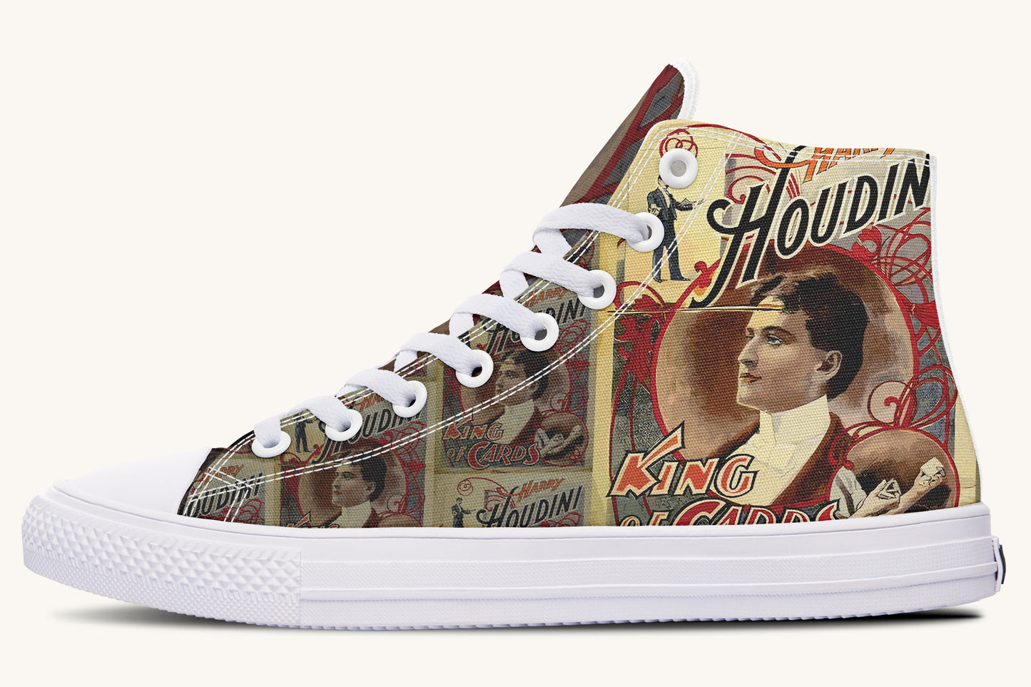 The King of Cards Harry Houdini Hightops