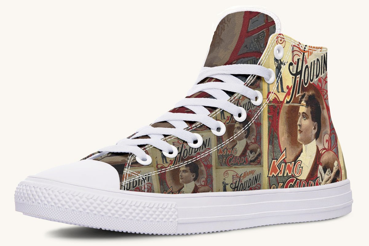 The King of Cards Harry Houdini Hightops
