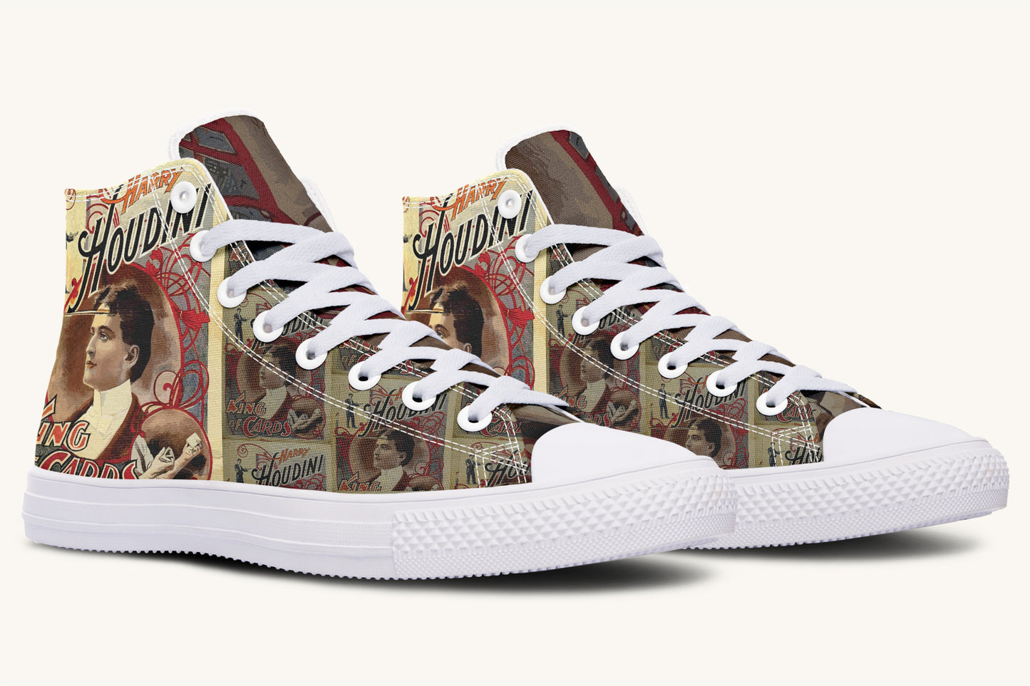 The King of Cards Harry Houdini Hightops