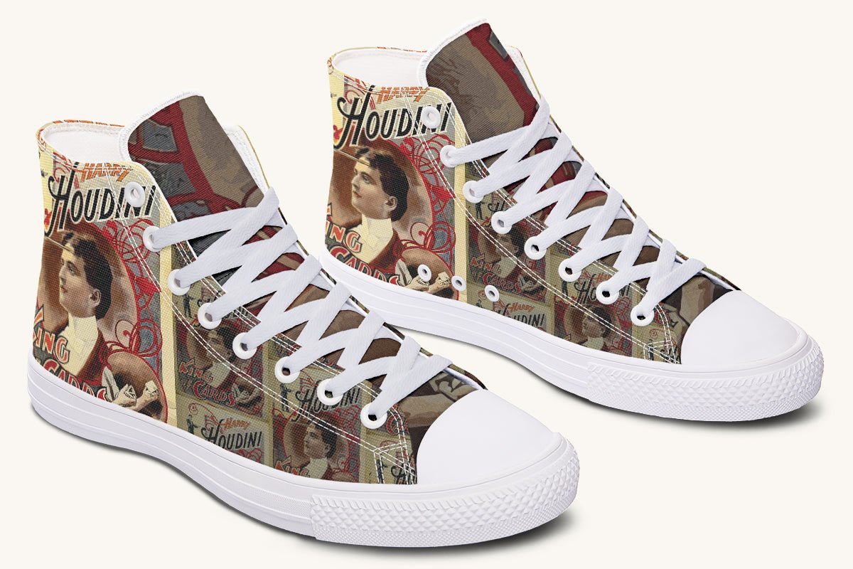 The King of Cards Harry Houdini Hightops - Jaded Lament