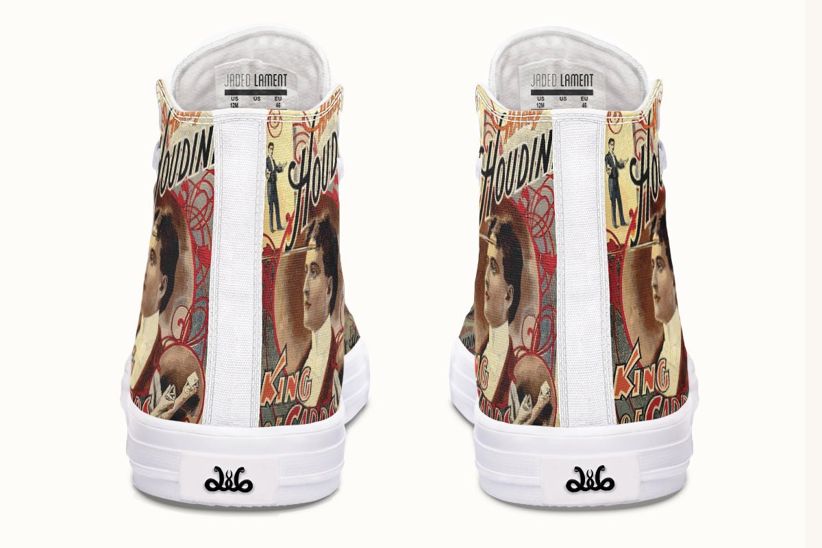The King of Cards Harry Houdini Hightops - Jaded Lament