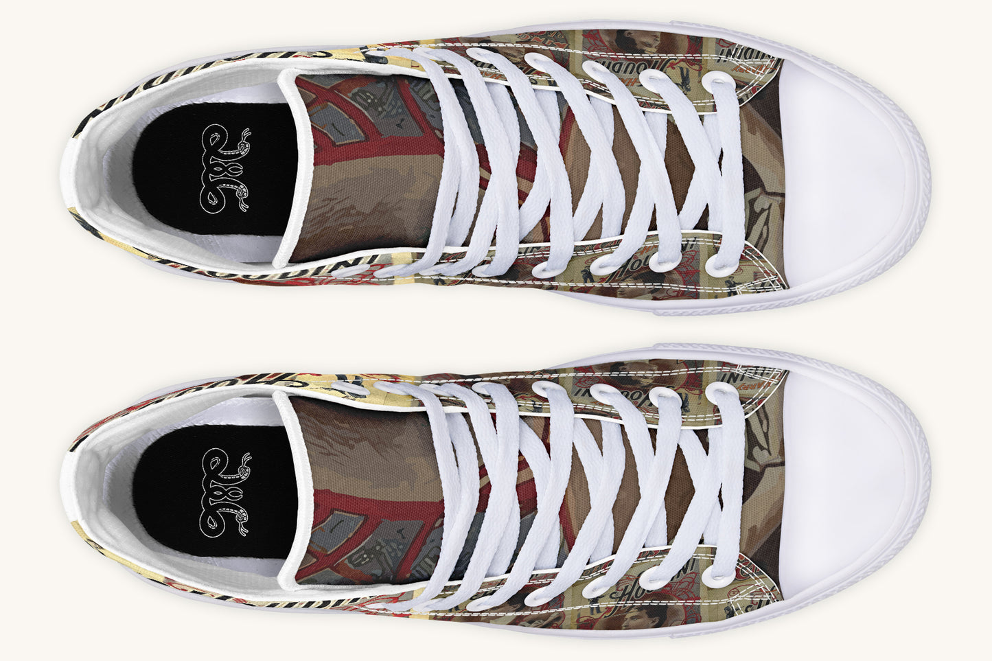 The King of Cards Harry Houdini Hightops