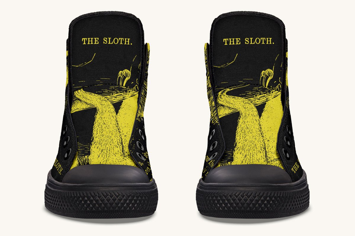The Sloth Stays Occult Yellow Hightops - Jaded Lament