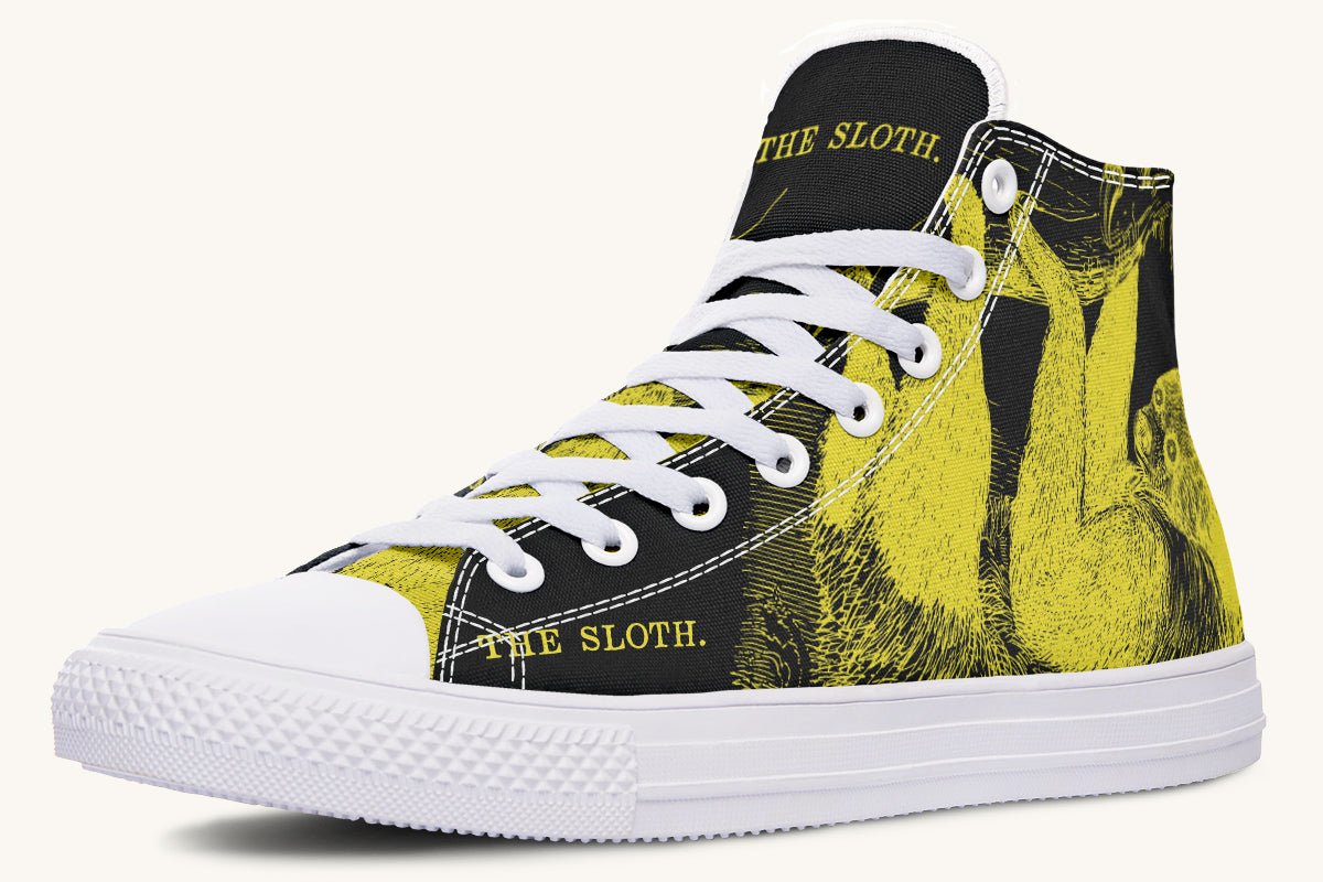 The Sloth Stays Occult Yellow Hightops - Jaded Lament