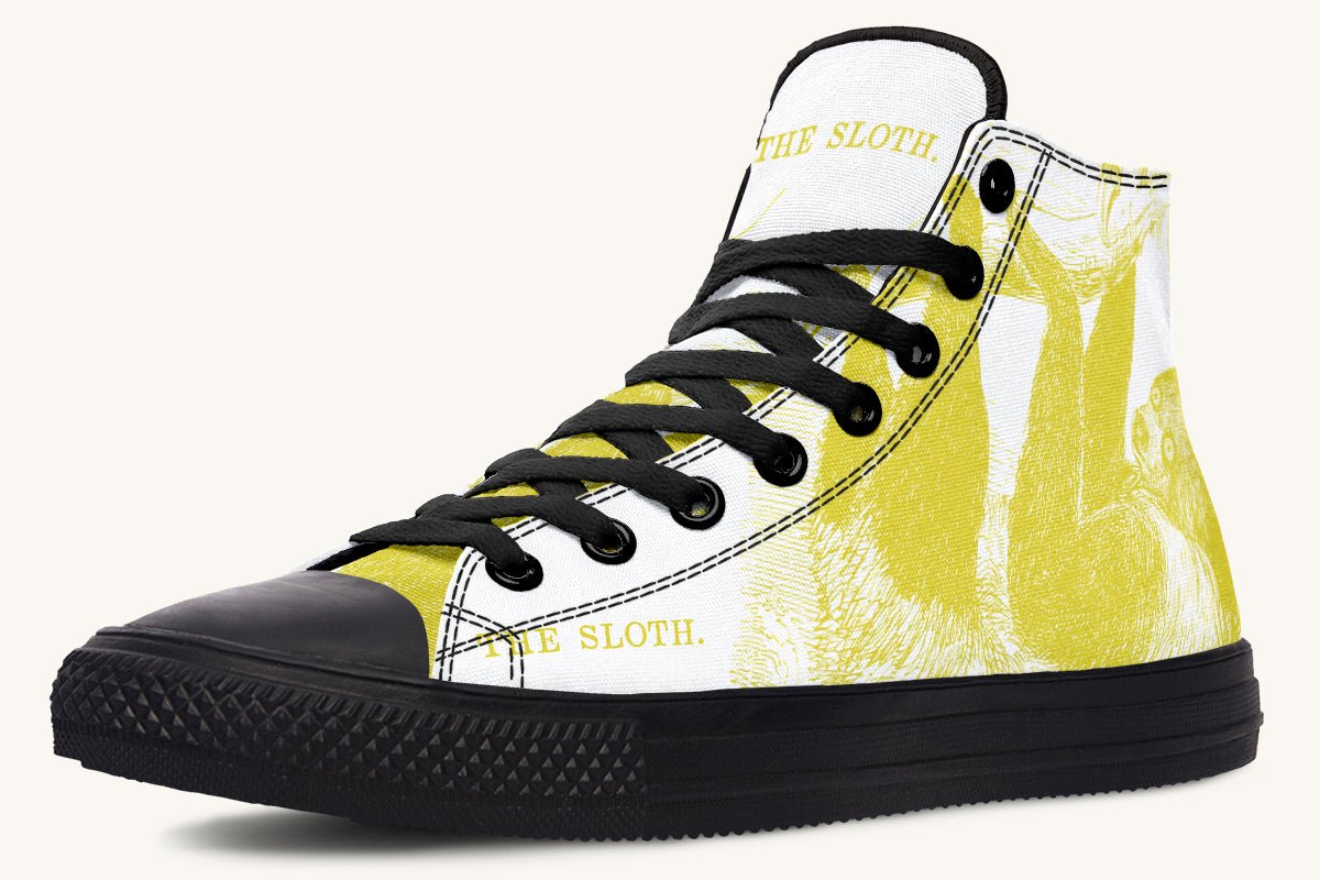 The Sloth Stays Soft Glow Hightops - Jaded Lament