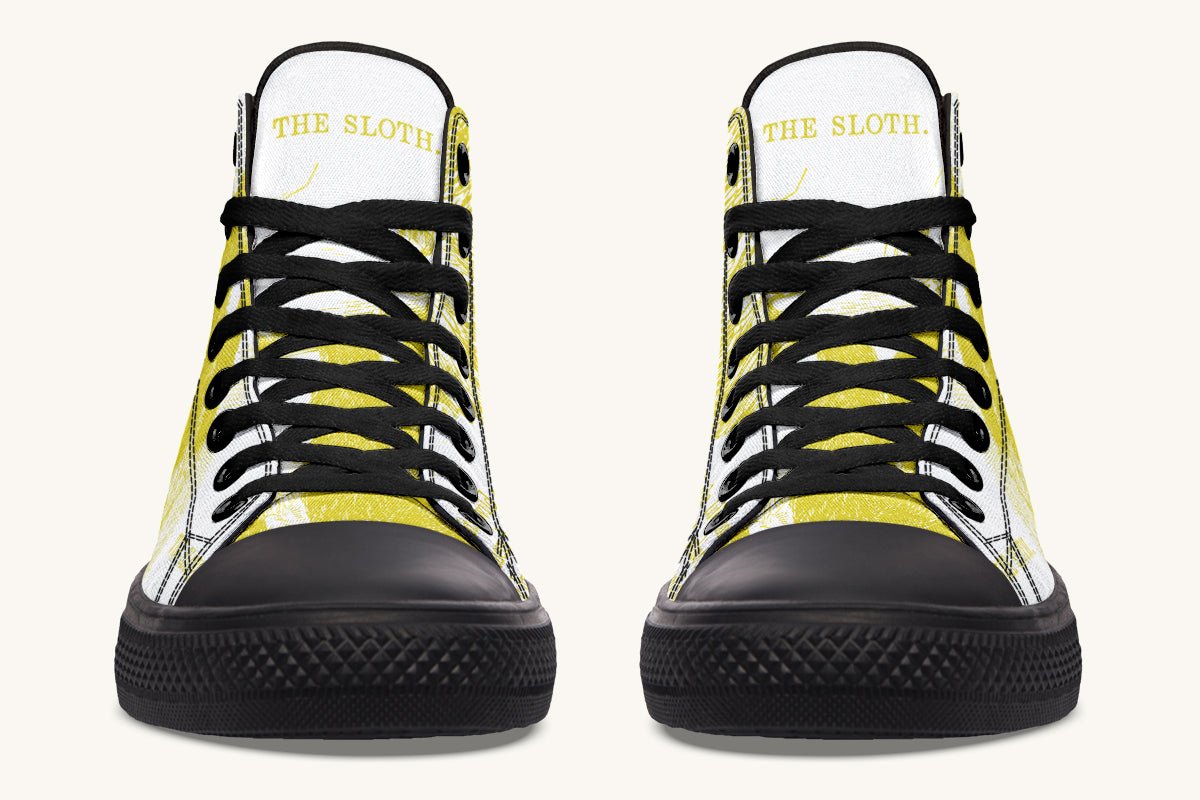The Sloth Stays Soft Glow Hightops - Jaded Lament