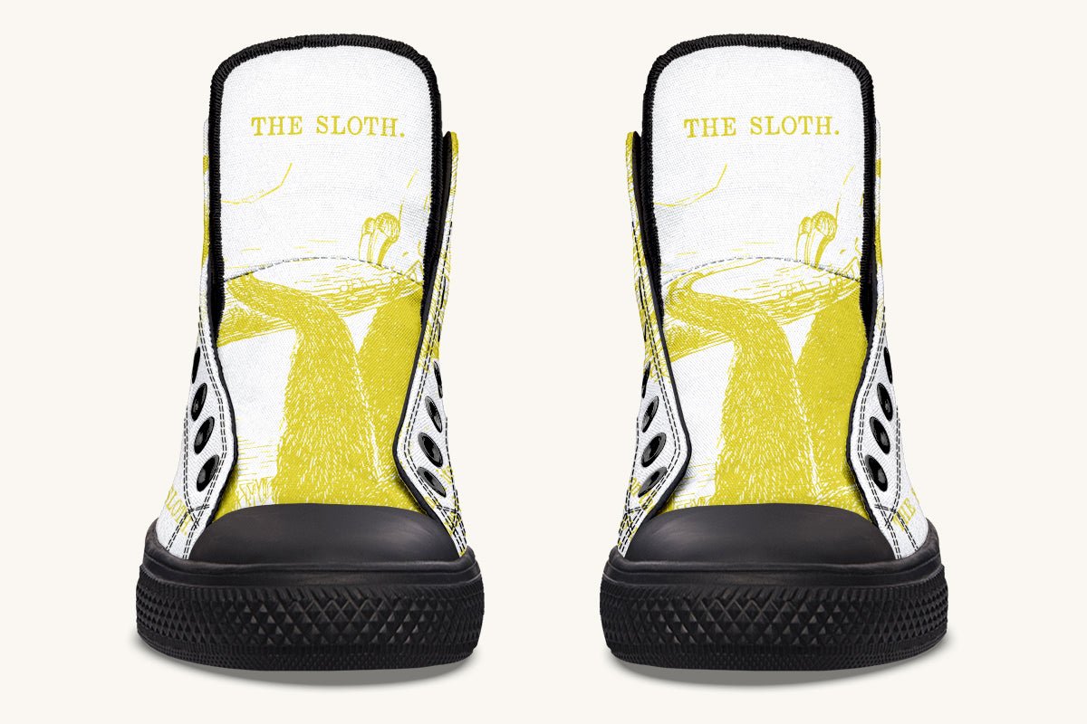 The Sloth Stays Soft Glow Hightops - Jaded Lament