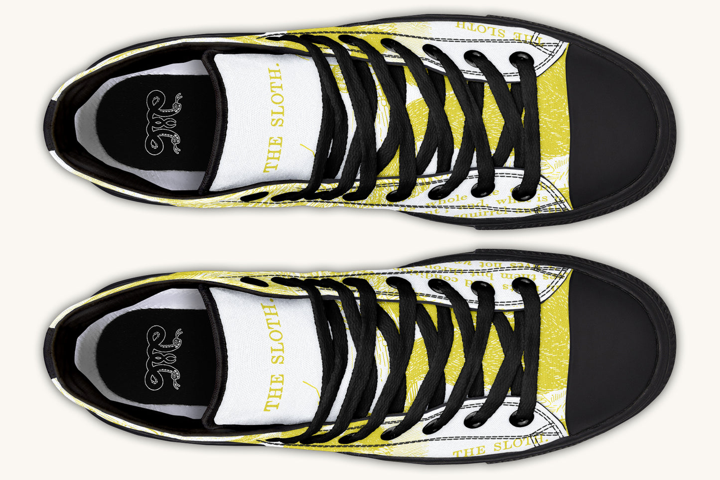 The Sloth Stays Soft Glow Hightops - Jaded Lament