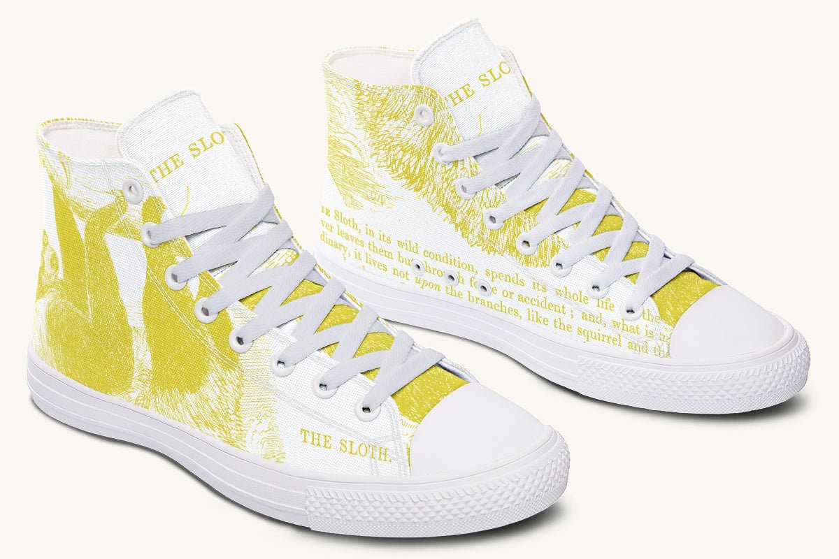 The Sloth Stays Soft Glow Hightops - Jaded Lament