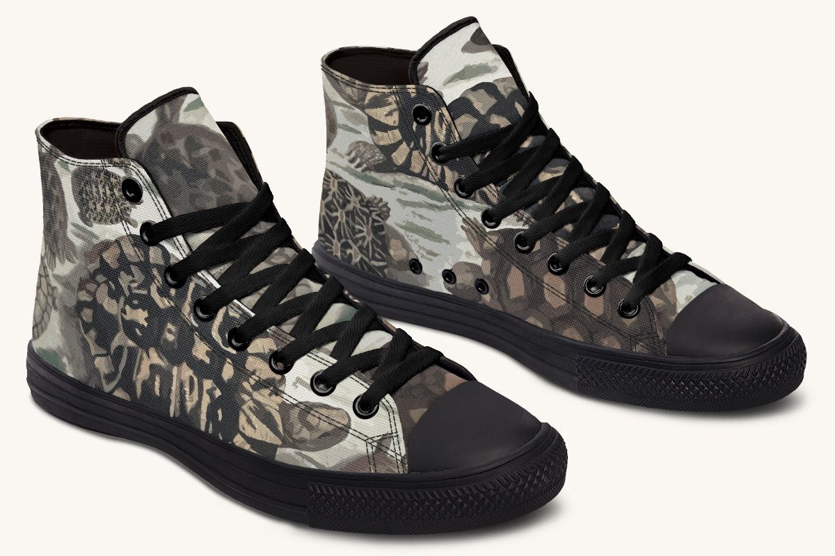 Turtle Time Desaturated Hightops - Jaded Lament