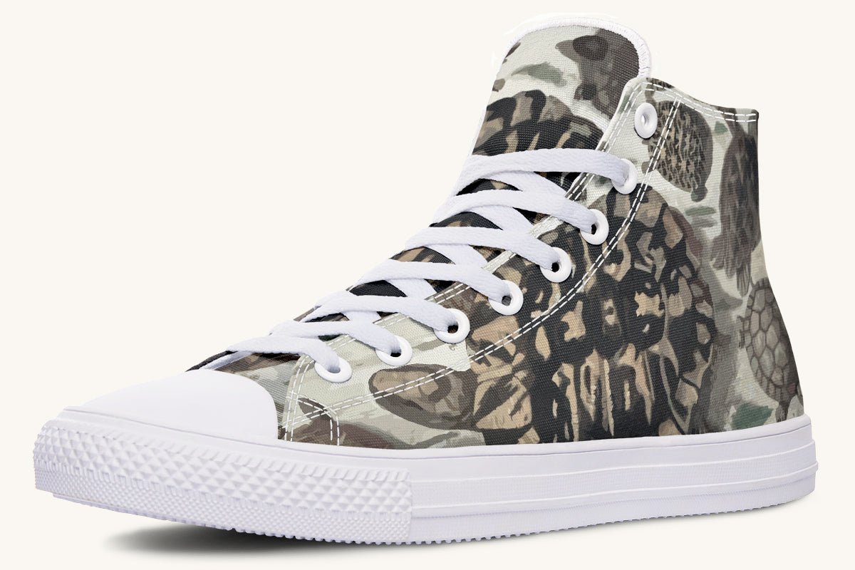 Turtle Time Desaturated Hightops - Jaded Lament