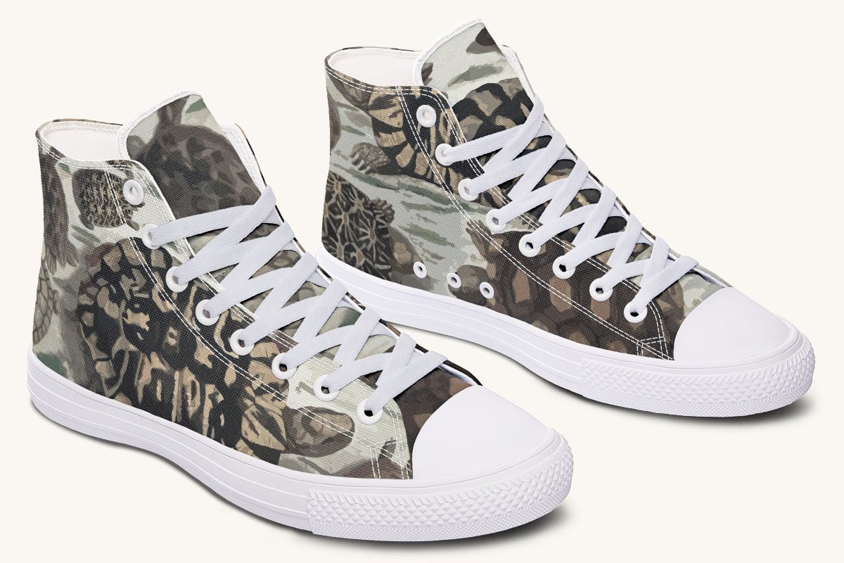 Turtle Time Desaturated Hightops - Jaded Lament