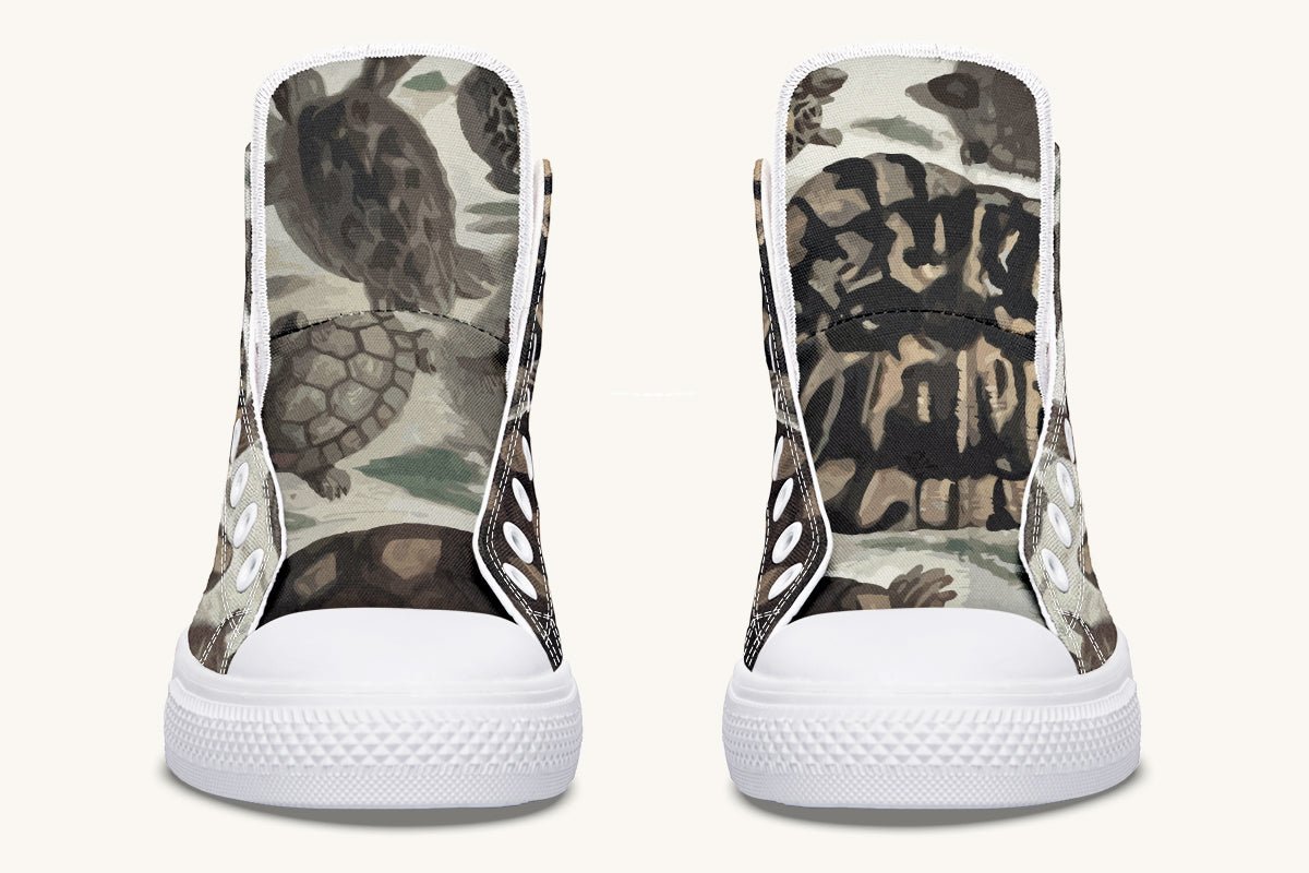 Turtle Time Desaturated Hightops - Jaded Lament