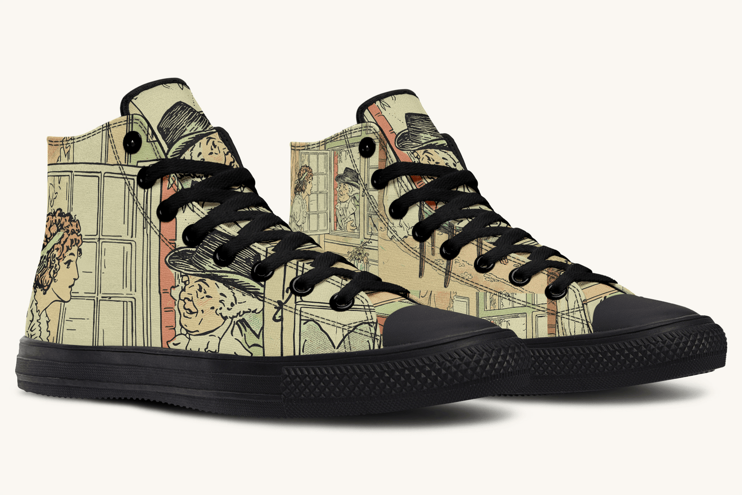 You May See Her If You Look This Way Hightops - Jaded Lament