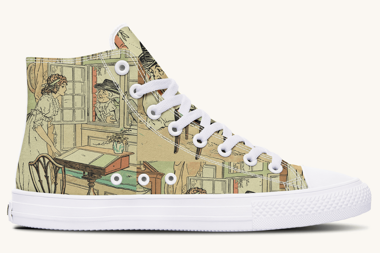 You May See Her If You Look This Way Hightops - Jaded Lament