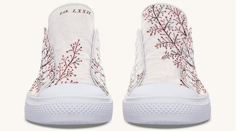 A Delicate Breath Red Lowtops - Jaded Lament