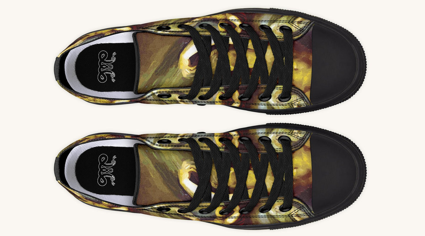 Achilles Weeps for Patroclus Lowtops - Jaded Lament