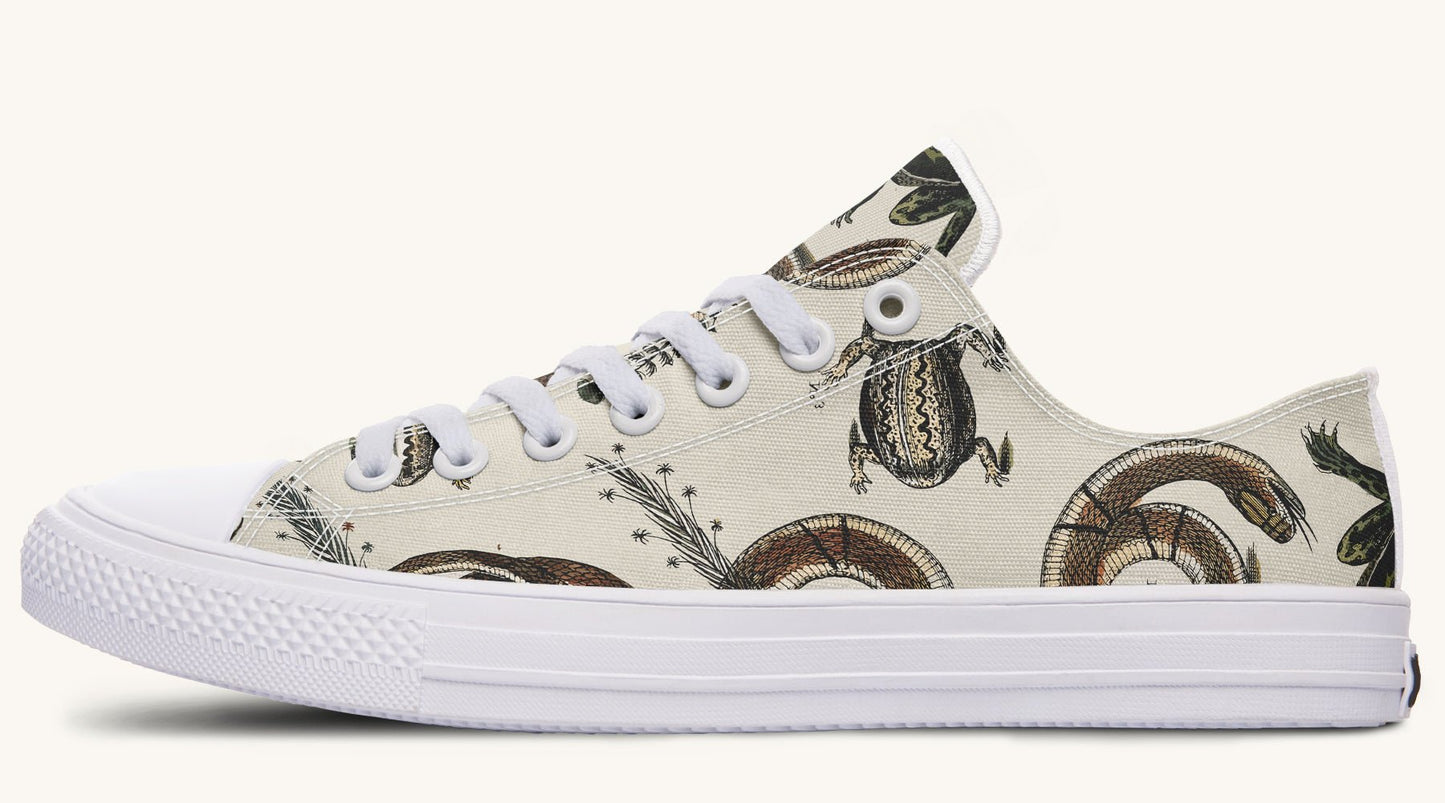 An Arrangement of Frogs and Snakes Lowtops - Jaded Lament