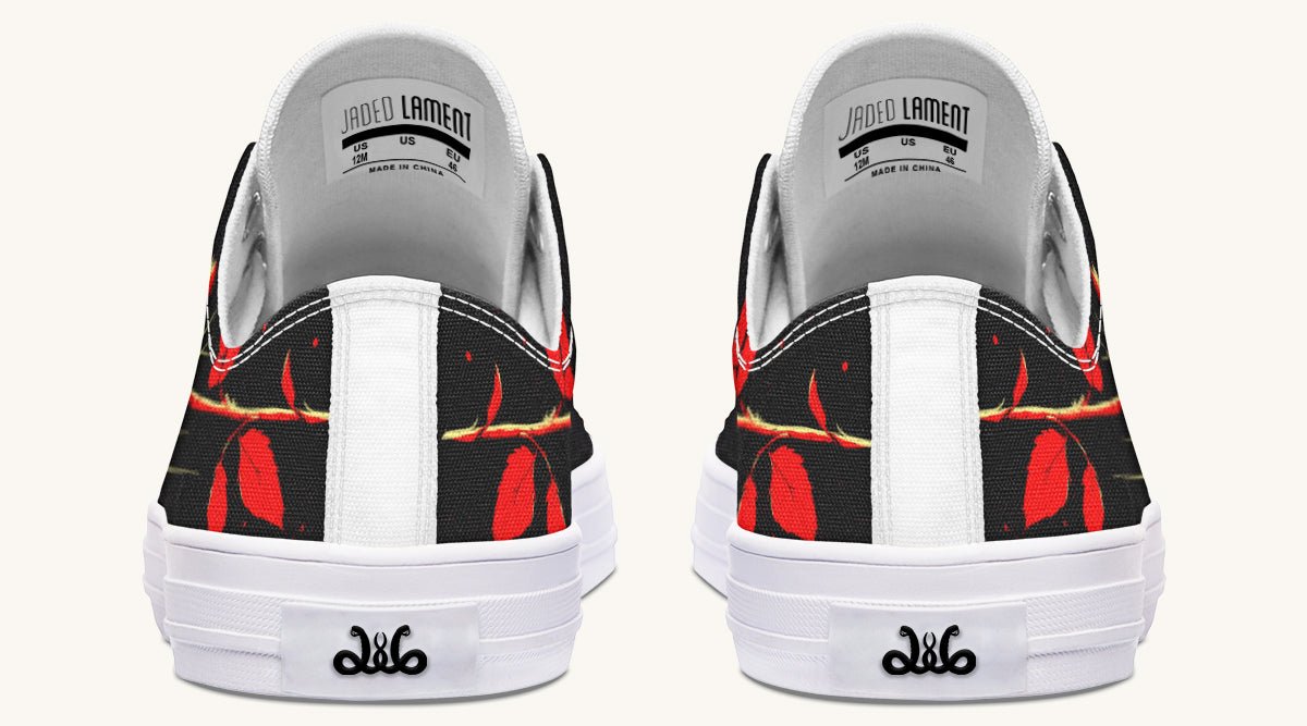 Bleeding Rose Lowtops - Jaded Lament