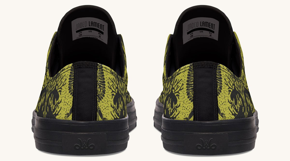 Call Upon the Star Green Black Lowtops - Jaded Lament