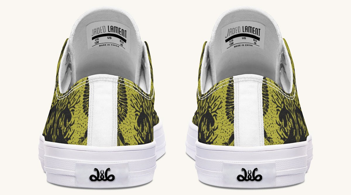 Call Upon the Star Green Black Lowtops - Jaded Lament