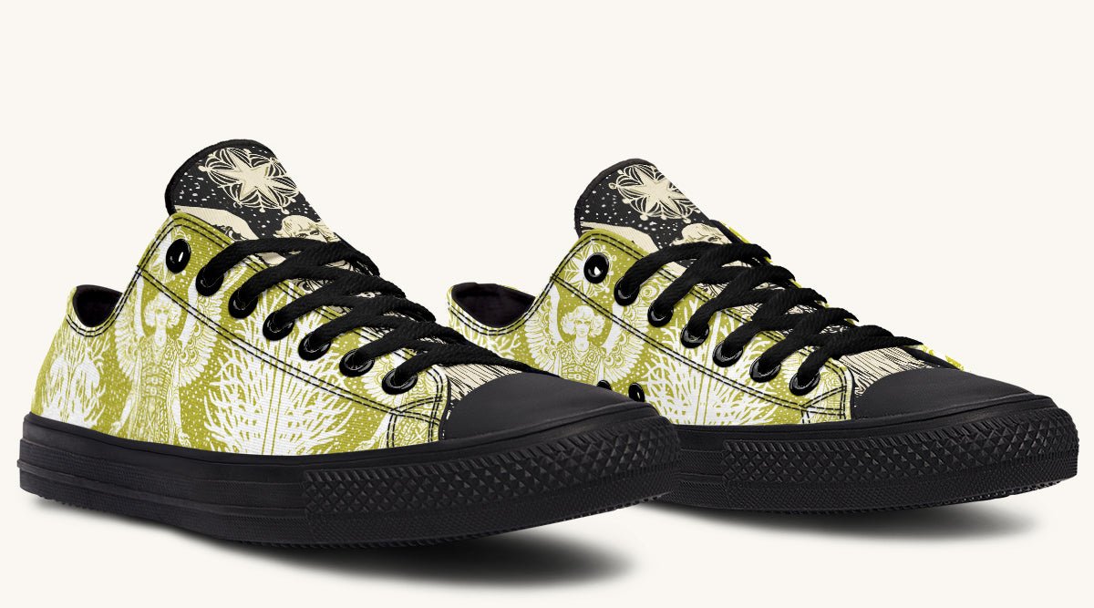 Call Upon the Star Green White Lowtops - Jaded Lament